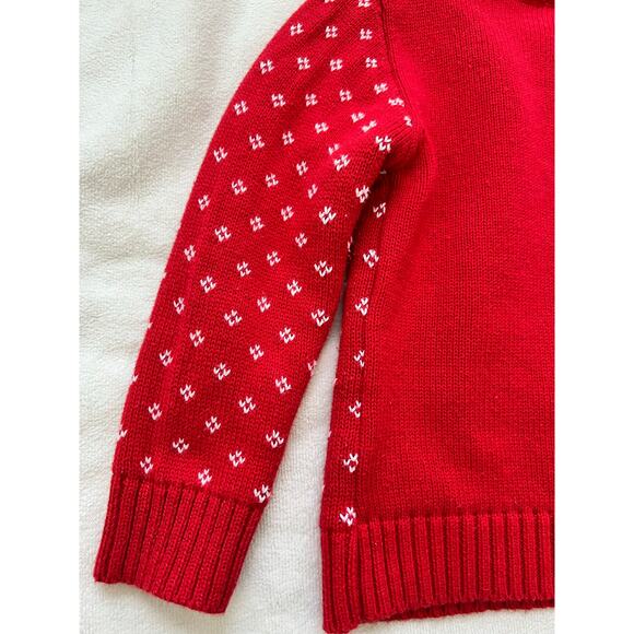 Holiday Time Pullover Crewneck Knit Christmas Tree Sweater 4T - Picture 4 of 7